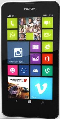 Nokia Lumia 630 8 GB / zwart, wit