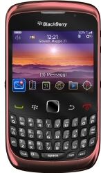 BlackBerry Curve 9300 zwart, rood