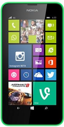 Nokia Lumia 630 8 GB / zwart, groen
