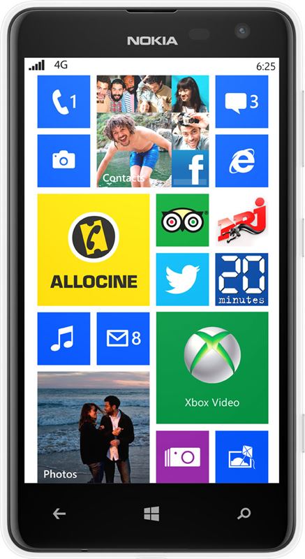 Nokia Lumia 625 8 GB / wit