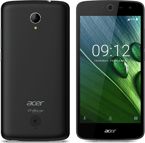 Acer Liquid Zest 4G 16 GB / zwart / (dualsim)