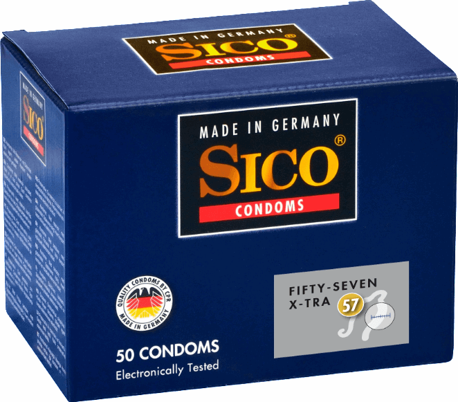 Sico 57 Fifty-Seven X-Tra Condooms
