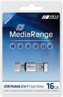MediaRange 16GB USB Mobile 2 in 1 OTG