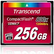 Transcend 256GB 800x CF