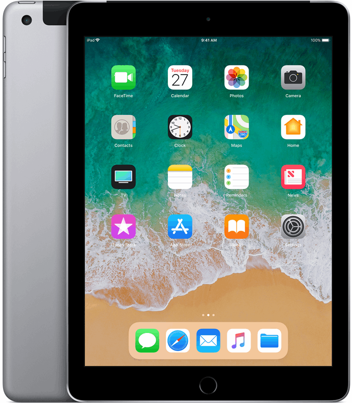 Apple iPad 2018 9,7 inch / grijs / 32 GB / 4G