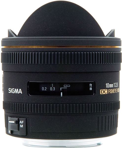 Sigma 10mm F2,8 EX DC HSM Fisheye Sigma