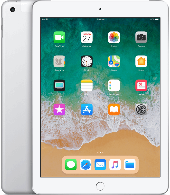 Apple iPad 2018 9,7 inch / zilver / 128 GB / 4G