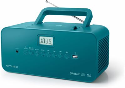 Interpreteren Mail analyseren Muse M-30BTB Draagbare Radio/CD-speler met USB en bluetooth blauw |  Specificaties | Kieskeurig.nl