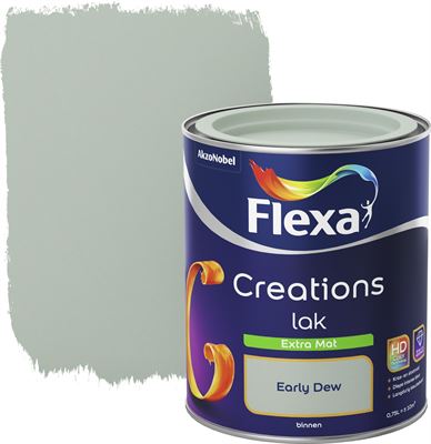 Permanent Eerlijkheid telegram FLEXA Creations binnenlak early dew extra mat 750 ml verf kopen? |  Kieskeurig.nl | helpt je kiezen
