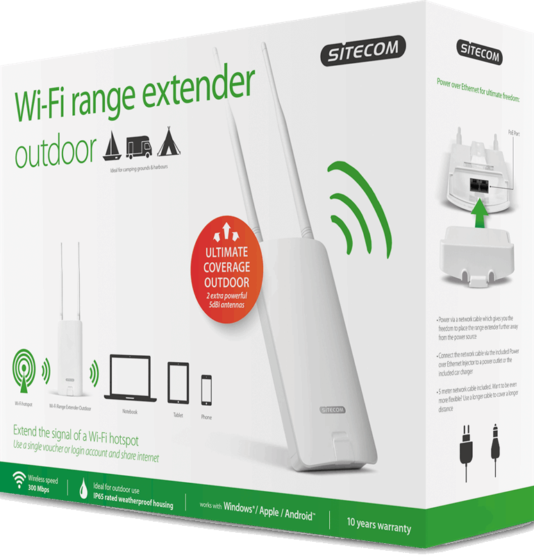 Sitecom WLX-2100 Wi-Fi Outdoor Range Extender wifi-repeater kopen? | Archief | Kieskeurig.nl helpt je kiezen