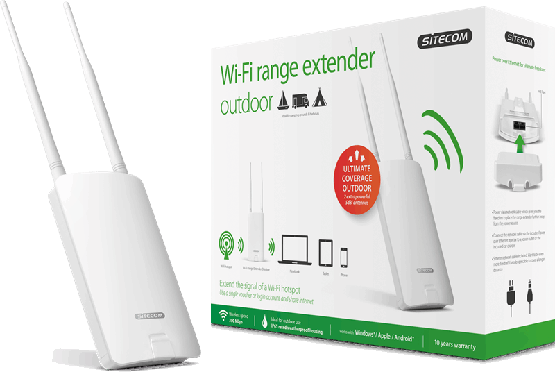 Kwijting Buitenboordmotor Verwoesten Sitecom WLX-2100 N300 Wi-Fi Outdoor Range Extender | Reviews | Archief |  Kieskeurig.nl