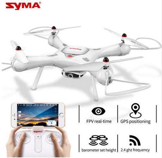 SYMA X25 Pro Drone -GPS & terugkeer functie- Follow me - FPV Live draaibaar Camera Andoird& IOS -100% vliegklaar