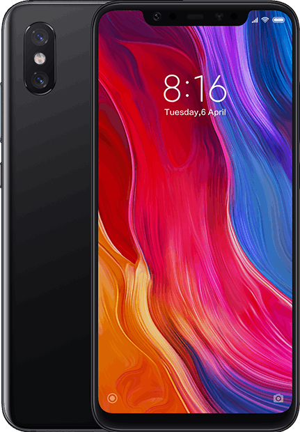 Xiaomi Mi 8 128 GB / zwart / (dualsim)