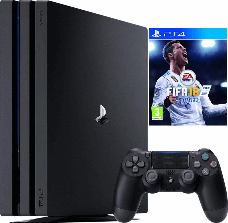 Sony PlayStation 4 Pro 1TB / zwart / FIFA 19