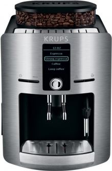 Krups Volautomatische espressomachine rvs/zwart EA826E zwart, roestvrijstaal