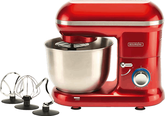 BOURGINI Classic Kitchen Chef Red Keukenmachine kopen? | Kieskeurig.nl | helpt je kiezen