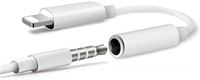 Ascromy Adapter Lightning naar 3.5mm jack Converter Spelen Muziek iPhone 7/8/8X/iPhone XS max