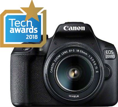 Speel sector aflevering Canon EOS 2000D BK 18-55 IS II zwart spiegelreflexcamera kopen? |  Kieskeurig.be | helpt je kiezen