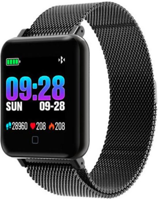QY Smart Watch activity tracker met sporthorloge - stappenteller â€“ Zwart Smartwatch kopen? | Kieskeurig.nl | kiezen