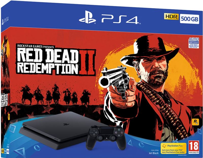 Sony PlayStation 4 Slim 500GB / Red Dead Redemption 2