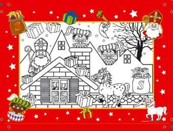 auditorium Malawi opschorten Folat Sinterklaas Kleurplaat a4 - 6 stuks knutselspeelgoed kopen? |  Kieskeurig.nl | helpt je kiezen