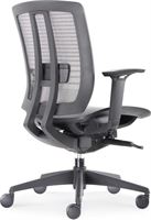Bens 816D. Lux topmodel bureaustoel met “zwevende” zitting. Zwart