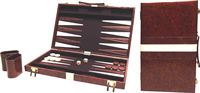 Hotsports Hot sports Backgammon koffer bruin 38 x 24