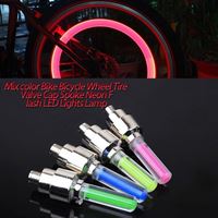 Wikideal.nl Firefly LED - Fietswielverlichting - Ventielbevestiging - Set van 2 - Roze