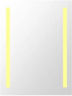 Voorrecht muis Luchtpost Plieger Two spiegel met LED verlichting verticaal 60x80cm 4351303  badkamerspiegel kopen? | Kieskeurig.nl | helpt je kiezen