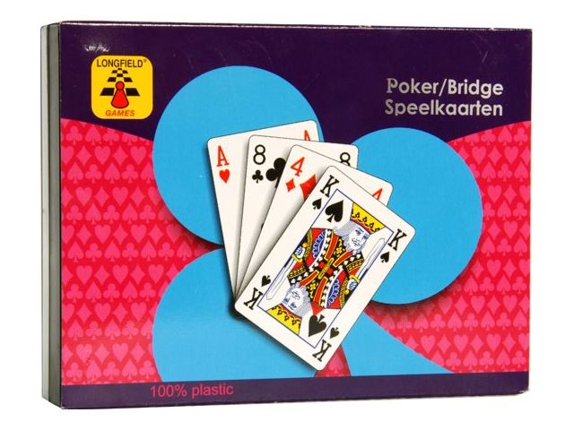 koepel litteken Productiviteit Longfield Poker / Bridge Speelkaarten - Plastic - Kaartspel puzzel en spel  kopen? | Kieskeurig.nl | helpt je kiezen