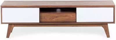 Persoonlijk Perth Vooruitgaan Beliani Dressoir bruin wit sideboard lowboard kast TV meubel EERIE |  Prijzen vergelijken | Kieskeurig.nl