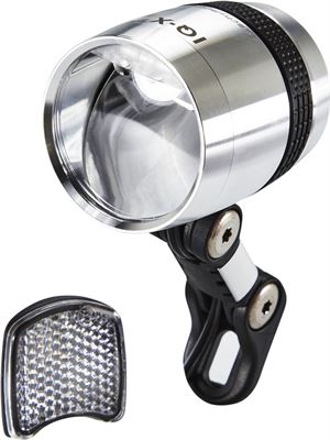 Busch & Müller Bumm Lumotec X koplamp 100 Lux naafdynamo zilver fietsverlichting kopen? | Kieskeurig.be | helpt je kiezen