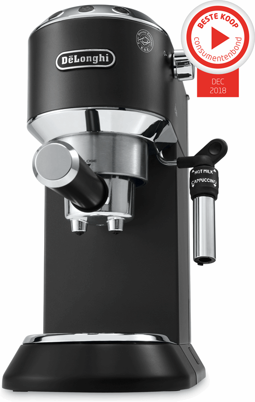 De'Longhi Dedica Style EC 685.BK zwart, zilver espressomachine kopen