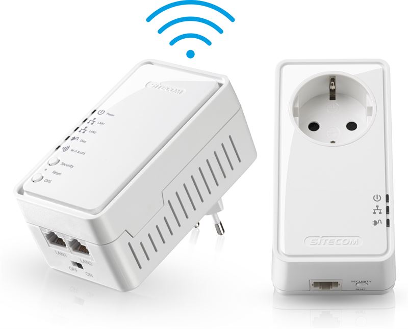 Sitecom LN-555 Wi-Fi Homeplug 500 Mbps 2 Pack