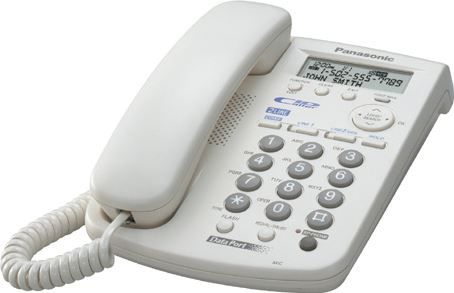 Panasonic KX-TSC11 Corded Telephone, White