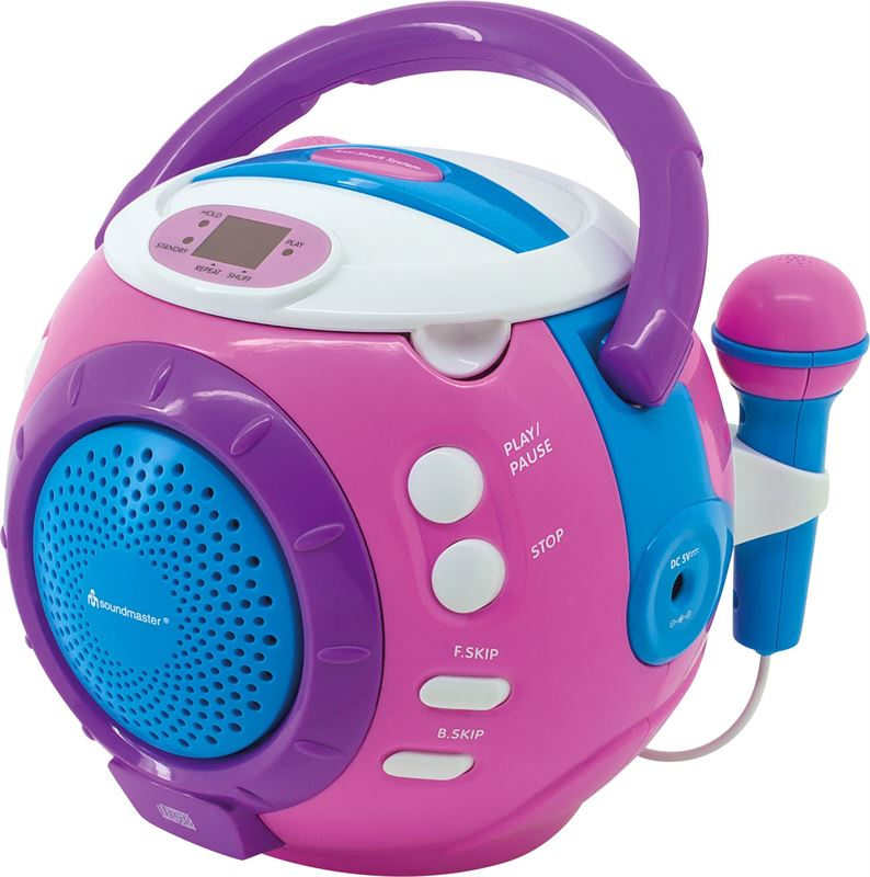 viool Herhaald knal Soundmaster KCD1600PI Draagbare kinder CD-speler met microfoon roze  Draagbare radio kopen? | Kieskeurig.nl | helpt je kiezen