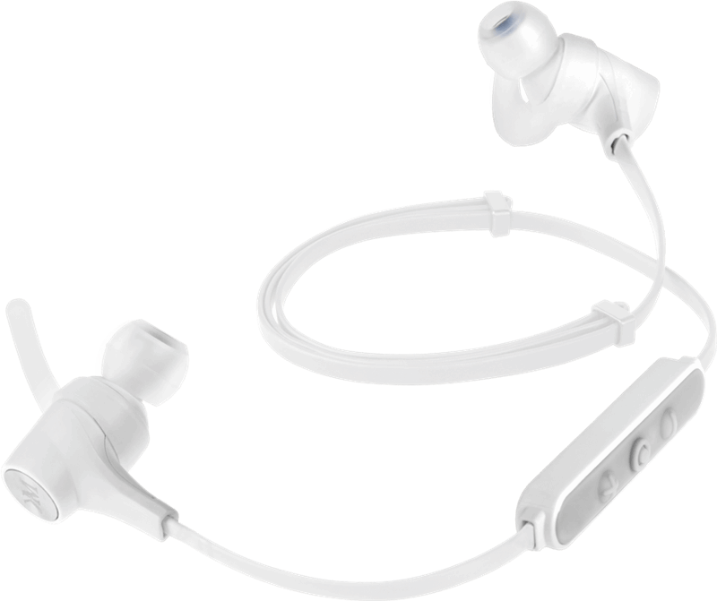 Krüger&Matz KMPM5W en spatwaterdichte Bluetooth in-ear dopjes met microfoon wit Koptelefoon kopen? | Kieskeurig.nl | helpt je kiezen