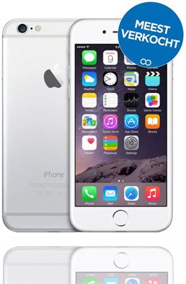 hoogtepunt Verwarren vingerafdruk Swoop Apple iPhone 6 16GB Zilver (Refurbished smartphone kopen? | Archief |  Kieskeurig.nl | helpt je kiezen