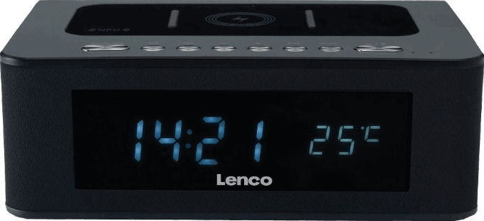 Blazen Heel boos Twinkelen Lenco CR-580 Zwart - Wekkerradio - Met draadloze oplader - Bluetooth en  Temperatuurweergave wekker kopen? | Kieskeurig.be | helpt je kiezen