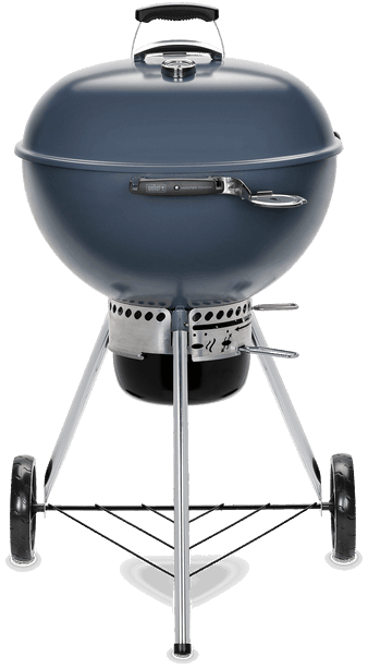 Weber GBS C-5750 houtskool barbecue / blauw, grijs, roestvrijstaal / rond