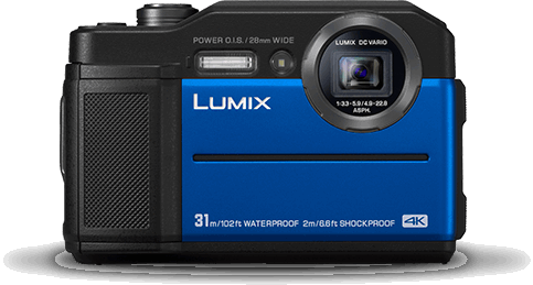 Panasonic Lumix DC-FT7 blauw
