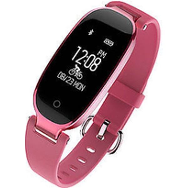Smartwatch-Trends Nieuwste Mode Activity Tracker Armband voor Vrouwen met StappenTeller CalorieMeter Pols SmartBand Fitness Tracker - Hot Pink - Polsomtrek 13 cm tot 18 | Vergelijk alle prijzen