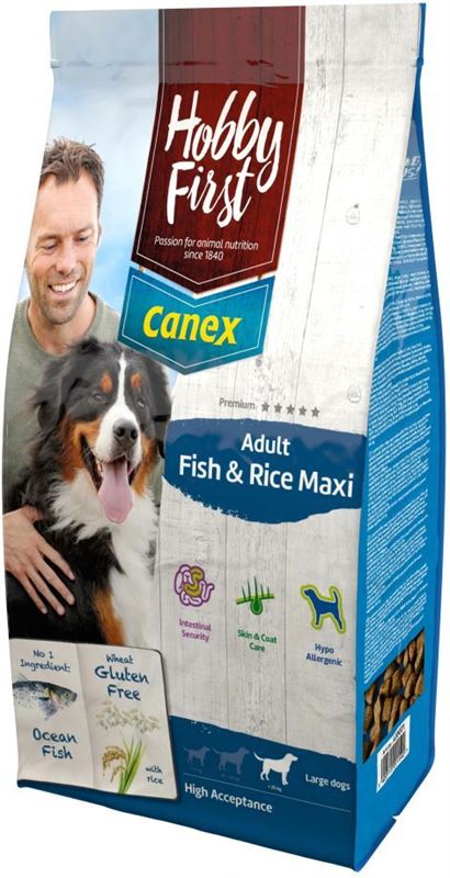 Hobby First Canex Adult Fish - Rice Maxi 12+3 kg