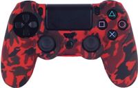 AG-Commerce Playstation 4 Controller Skin Camouflage Rood- PS4 Controller Sticker/Skin