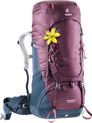Kolibrie Communicatie netwerk Geurloos Deuter Aircontact 50 + 10 SL rugzak Dames rood/blauw 2019 Trekking- &  Wandelrugzakken backpack kopen? | Kieskeurig.be | helpt je kiezen