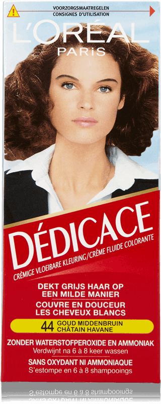 L'Oréal Dedicace 44 goud middenbruin kleuring kleurcrème tijdelijk