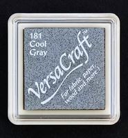 Tsukineko VKS-181 Cool Gray grijs inktkussen small stof textiel ink