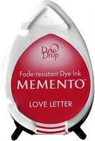 Tsukineko Memento Dew Drop Dewdrop Love Letter inktkussen rood MD-000-302