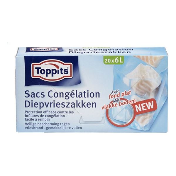 Toppits Diepvrieszakken 6 Liter Zakken Vergelijk Alle Prijzen