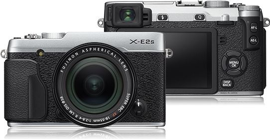 Fujifilm FinePix X-E2s KIT + XF18-55mm zwart, zilver